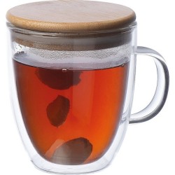 Doppelwandige Glastasse - Transparent