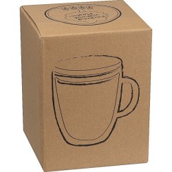 Doppelwandige Glastasse - Transparent