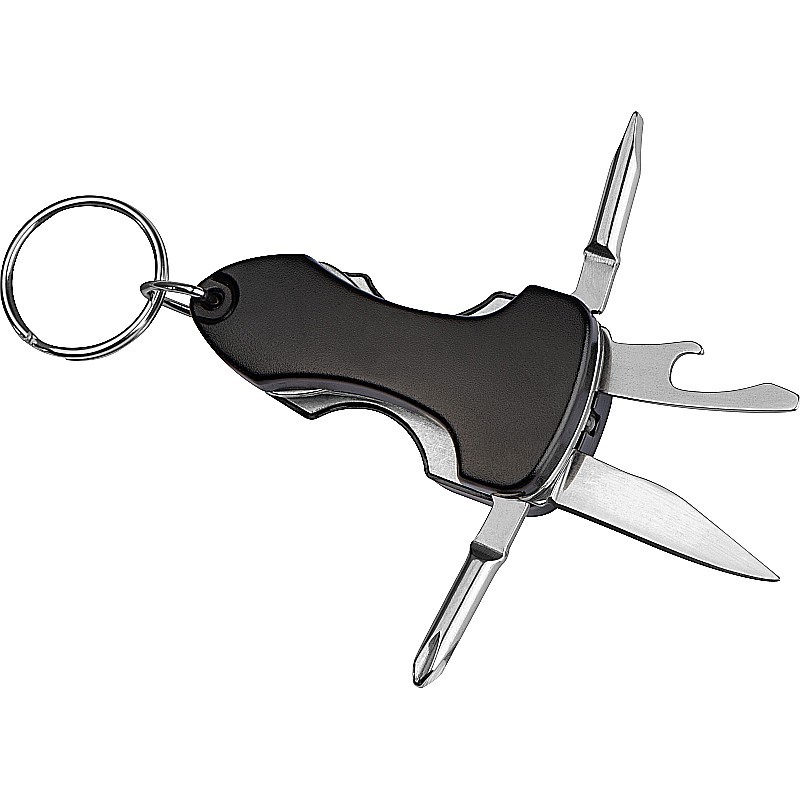 Multitool mit LED - Schwarz