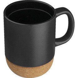 Tasse mit Korkbasis 350ml - Schwarz