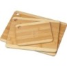 3er Set Bambus Schneidebretter - Beige