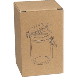 Verschließbares Aufbewahrungsglas 200ml - Transparent