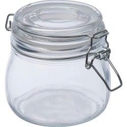 Verschließbares Aufbewahrungsglas 400ml - Transparent