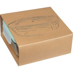 Frischhaltebox aus Glas 750ml  - Transparent