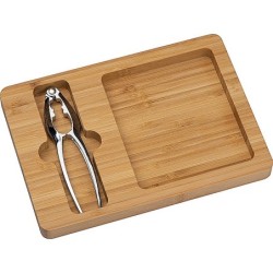 Nussknacker mit Bambusschale - Beige