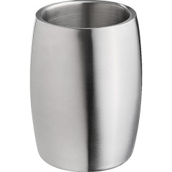 Weinkühler aus Edelstahl - Silbergrau