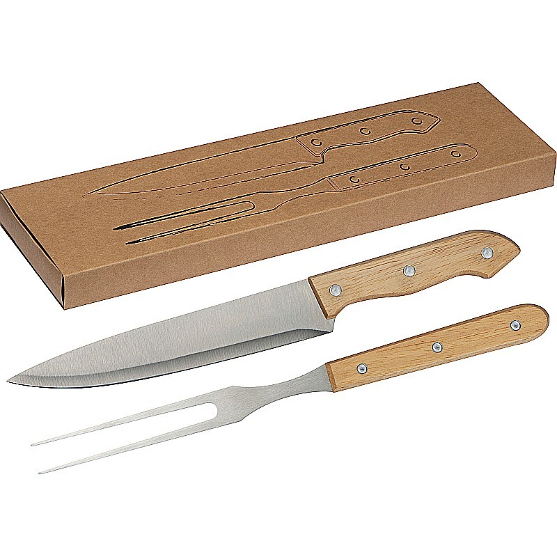 Fleischgabel Set - Beige