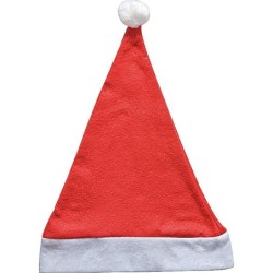 Weihnachtsmütze aus Filz - Rot
