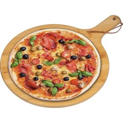 Rundes Pizza- und Servierbrett  - Beige