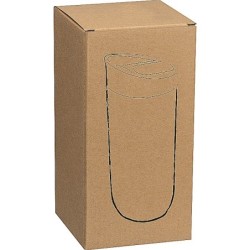 Isolierbecher 500ml mit Push-Button Verschluss - Silbergrau