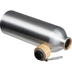 Trinkflasche aus recyceltem Aluminium  - Silbergrau