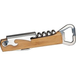 Korkenzieher mit Flaschenöffner - Beige