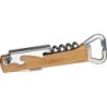Korkenzieher mit Flaschenöffner - Beige