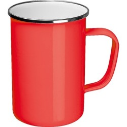 Emaille Tasse - Rot