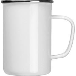Emaille Tasse - Weiß