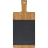 Bambusbrettchen mit Schiefereinsatz - Beige