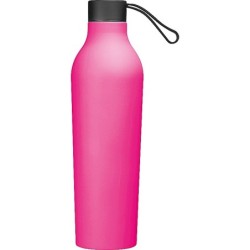 Gummierte Trinkflasche, 750ml - Pink