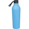 Gummierte Trinkflasche, 750ml - Hellblau