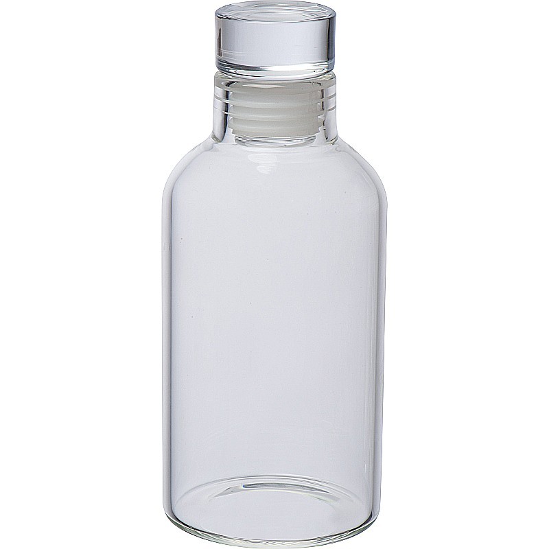 Trinkflasche aus Glas, 300ml - Transparent