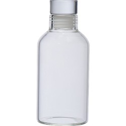 Trinkflasche aus Glas, 300ml - Transparent