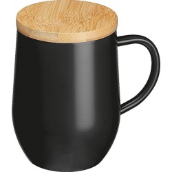 Doppelwandige Tasse, 300ml - Schwarz