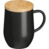 Doppelwandige Tasse, 300ml - Schwarz