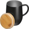 Doppelwandige Tasse, 300ml - Schwarz