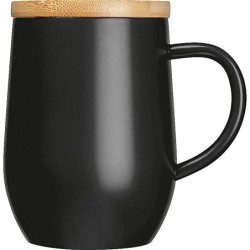 Doppelwandige Tasse, 300ml - Schwarz