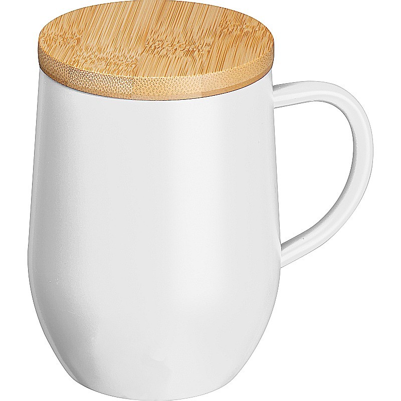 Doppelwandige Tasse, 300ml - Weiß