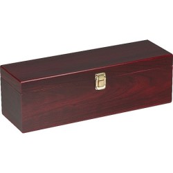 Weinbox aus Holz mit Kellnermesser für 1 Flasche - Braun