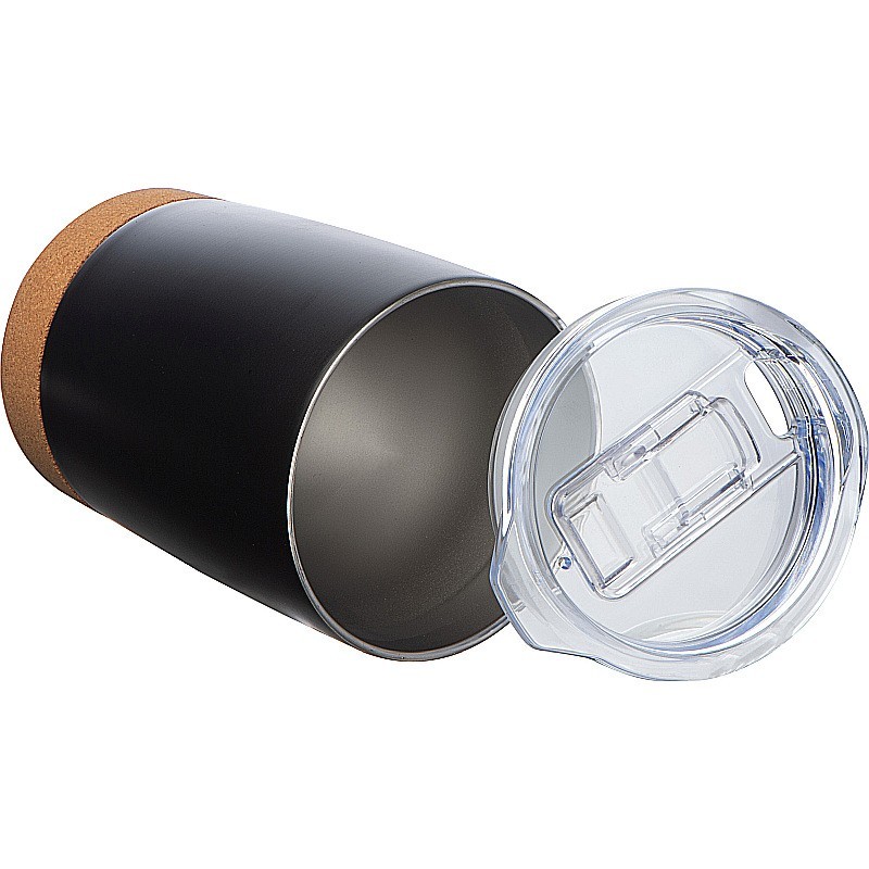 Edelstahlbecher 350ml  - Schwarz