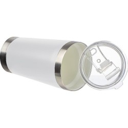 Edelstahlbecher mit Keramikbeschichtung - Weiß