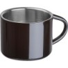 Espressotasse aus Edelstahl 60ml - Schwarz