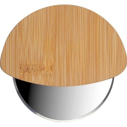 Pizzaschneider aus Bambus  - Beige