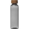Trinkflasche aus PET mit Bambusdeckel, 500ml  - Anthrazit