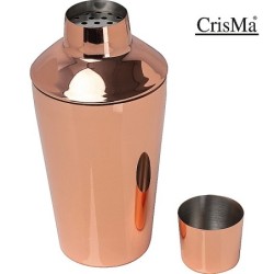 CrisMa Cocktailshaker mit Kupfer, 500ml - Kupfer