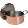 CrisMa Induktionskochtopf mit Deckel - Kupfer