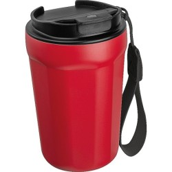 Trinkbecher aus Edelstahl, 350ml  - Rot