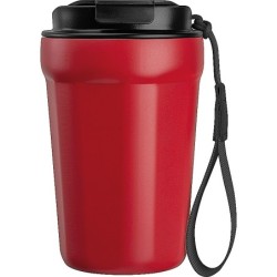 Trinkbecher aus Edelstahl, 350ml  - Rot