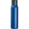 Trinkflasche mit Karabiner, 600ml  - Blau