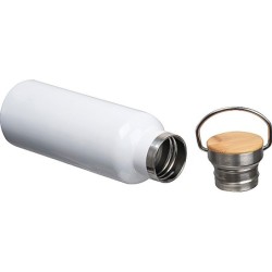 Sublimations Isolierflasche aus Edelstahl  - Weiß