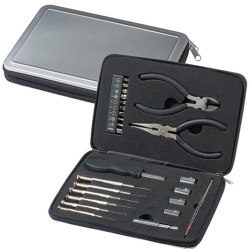 Werkzeugbox aus Aluminium - Silbergrau