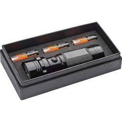 Taschenlampe mit 14 LEDs in einer Box - Schwarz