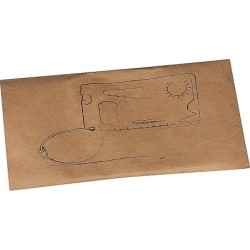 Survival Kofferanhänger aus Aluminium - Schwarz