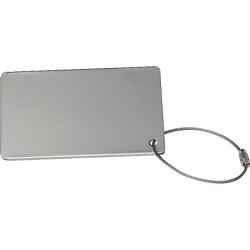 Survival Kofferanhänger aus Aluminium - Schwarz