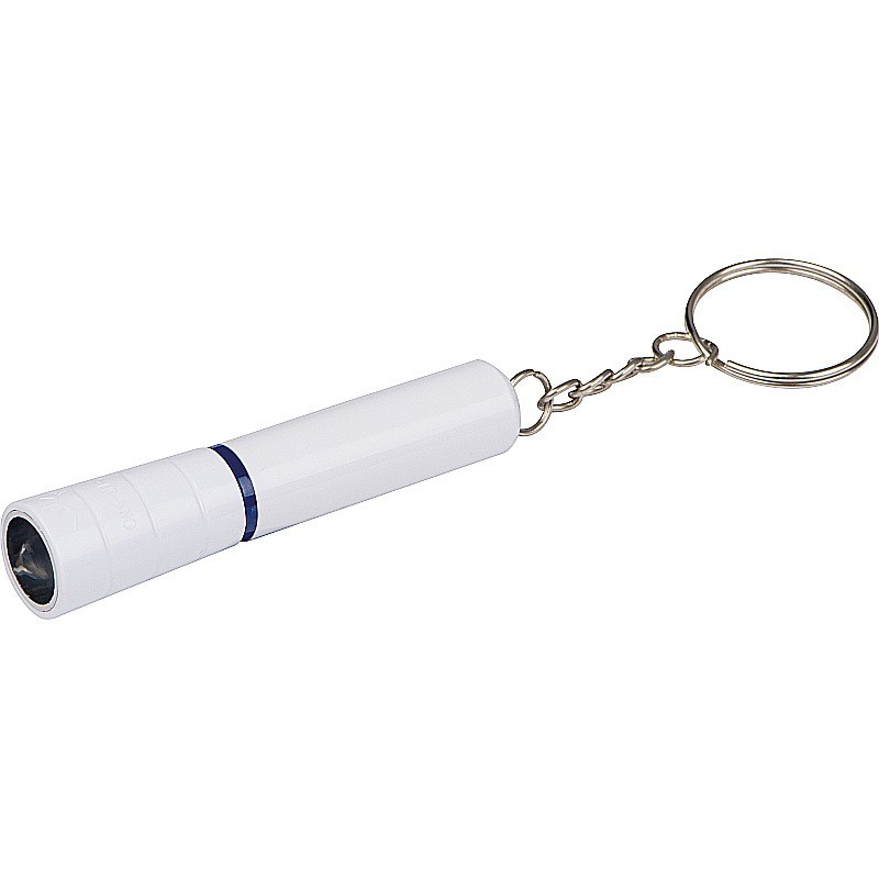 Taschenlämpchen als Schlüsselanhänger - Weiß