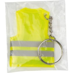 Schlüsselanhänger in der Form einer Sicherheitsweste - Gelb