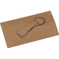 Schlüsselanhänger mit Kunstleder Bändchen - Grün