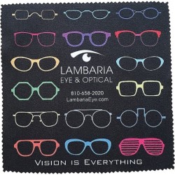 Sublimationsbrillenputztuch - Weiß