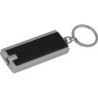 Rechteckiger Schlüsselanhänger mit LED Lämpchen - Schwarz